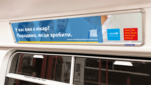 Komunikační kampaň o českém zdravotním systému pro ukrajinské uprchlíky
